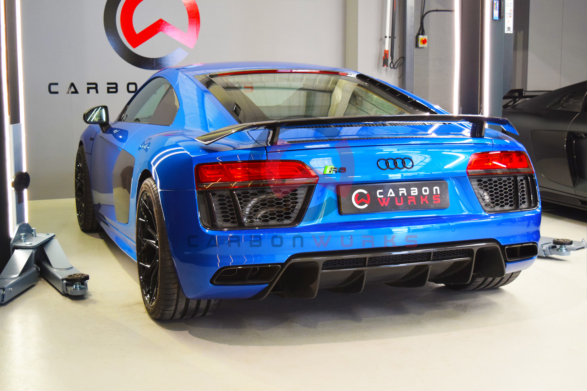 Audi R8 Gen 2 4S Remus Exhaust System Carbonwurks Poole Bournemouth Dorset
