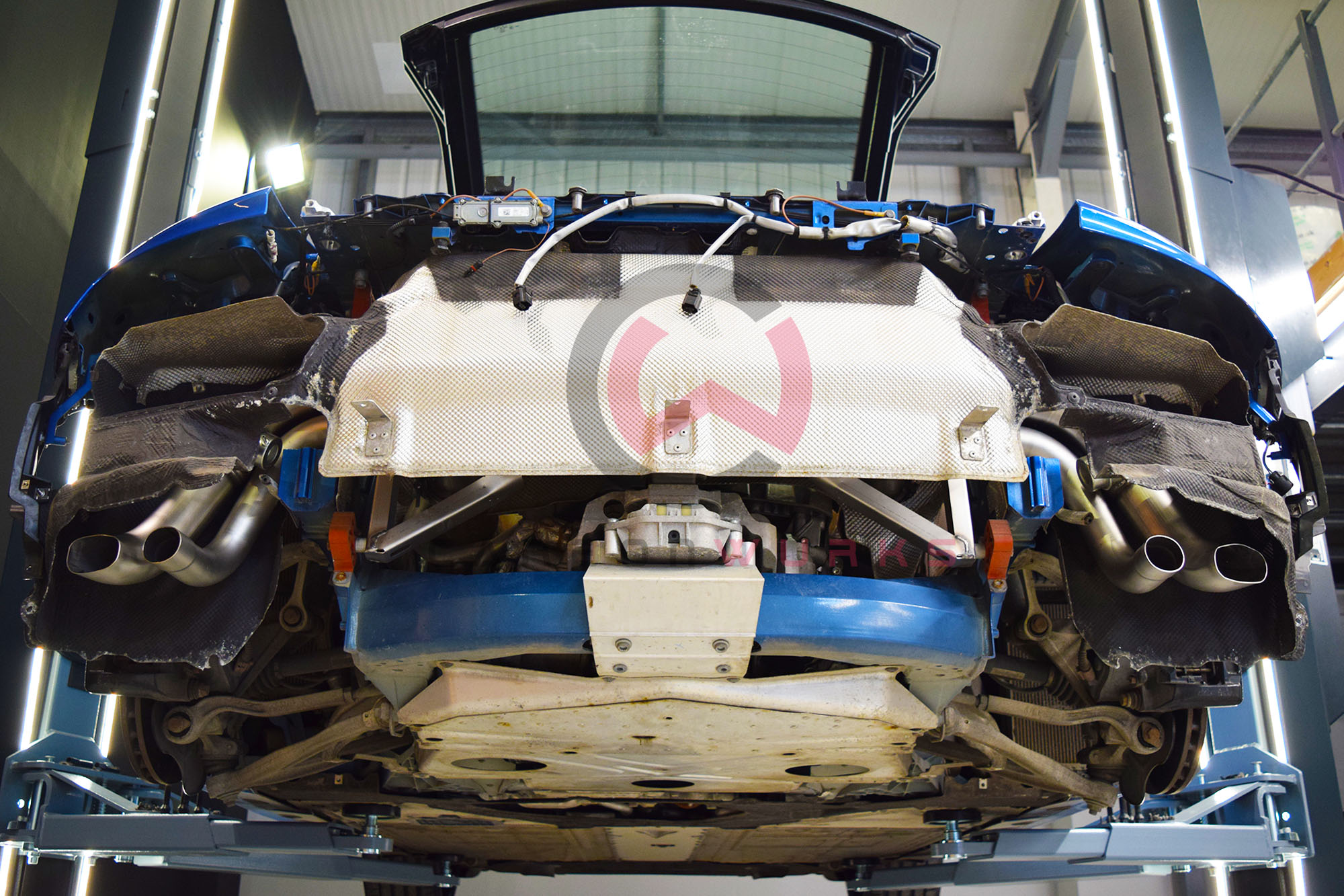 Audi R8 Gen 2 4S Remus Exhaust System Carbonwurks Poole Bournemouth Dorset