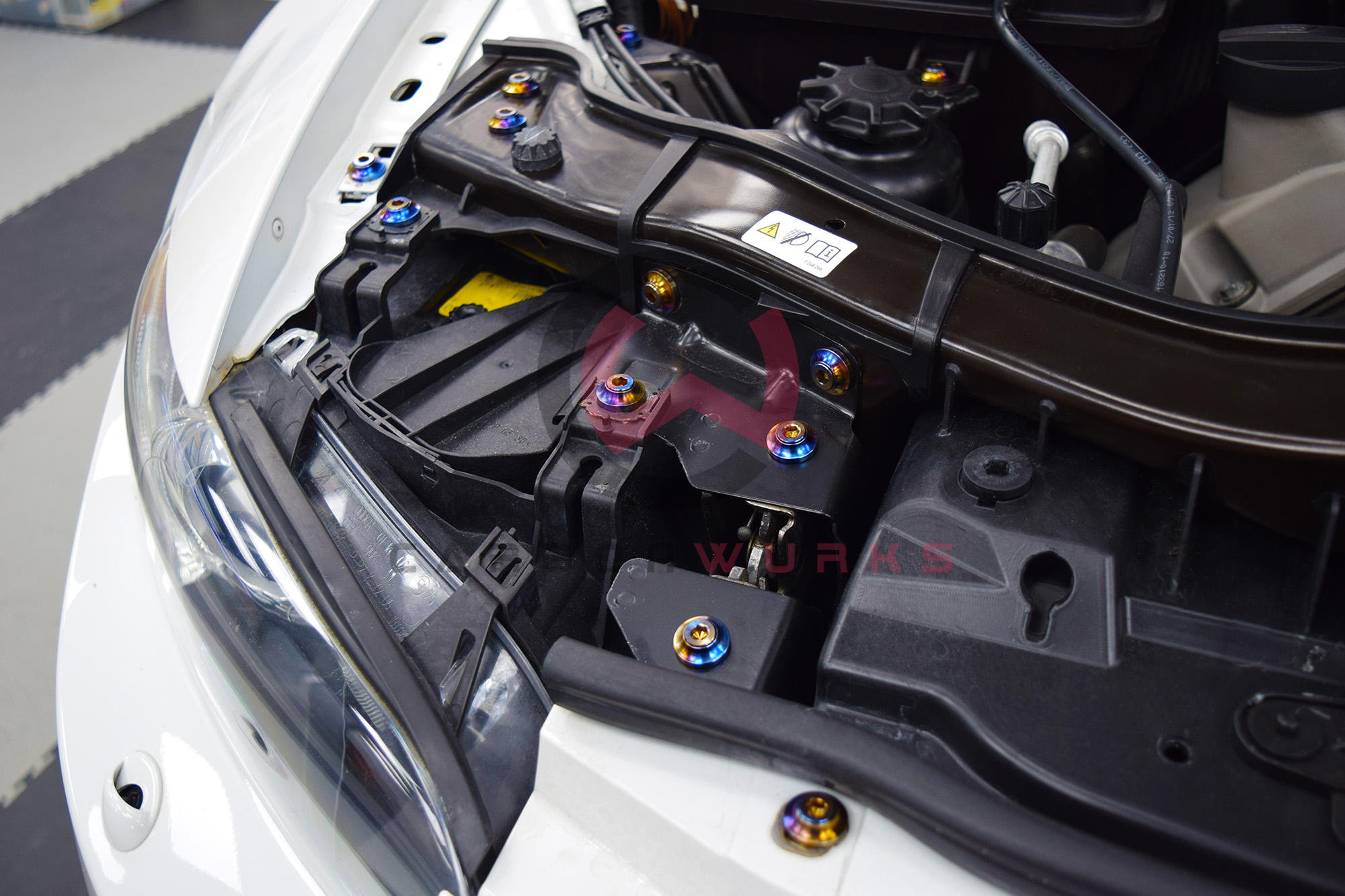 Downstar Titanium Engine Bay Dress Up Kit BMW E90 E92 E93 M3 Carbonwurks Poole Bournemouth Dorset