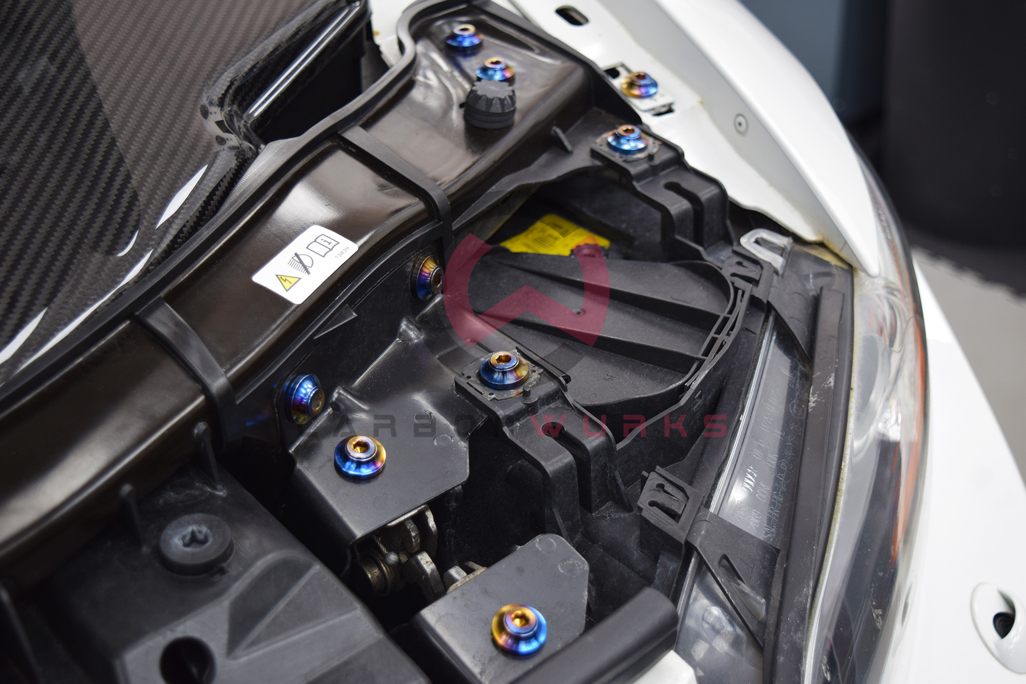 Downstar Titanium Engine Bay Dress Up Kit BMW E90 E92 E93 M3 Carbonwurks Poole Bournemouth Dorset