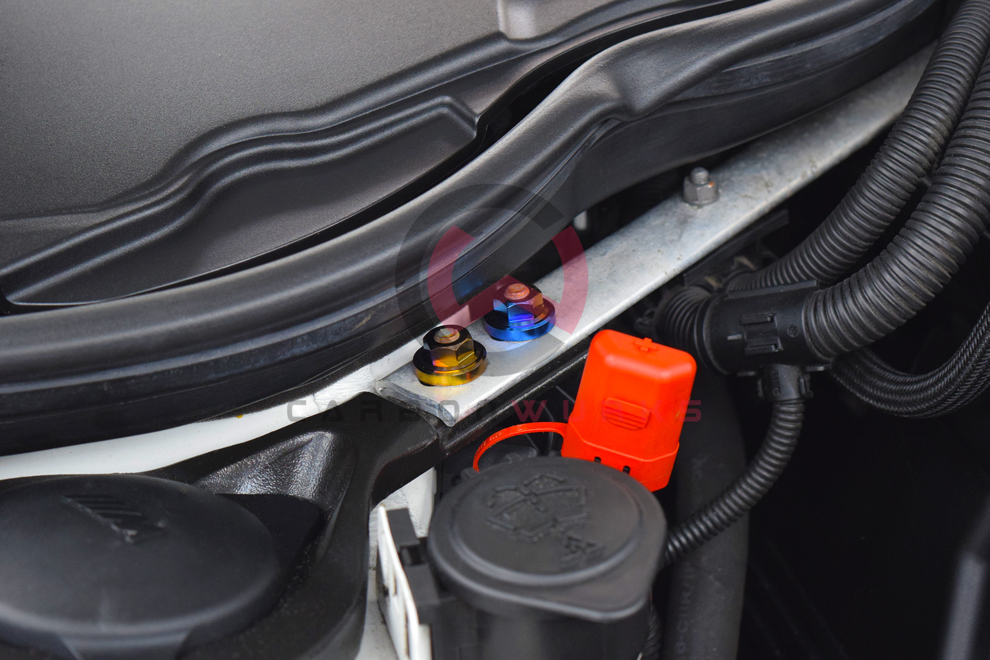 Downstar Titanium Engine Bay Dress Up Kit BMW E90 E92 E93 M3 Carbonwurks Poole Bournemouth Dorset