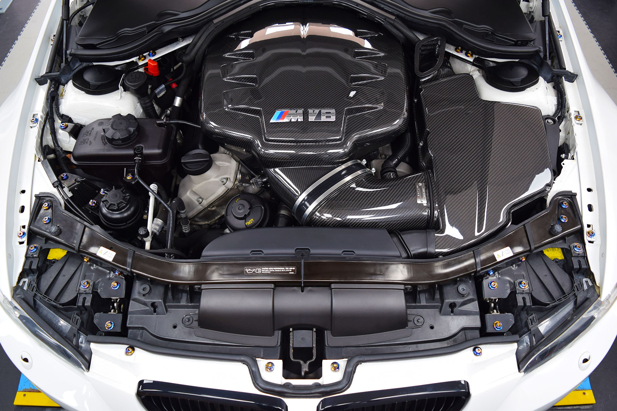 Downstar Titanium Engine Bay Dress Up Kit BMW E90 E92 E93 M3 Carbonwurks Poole Bournemouth Dorset