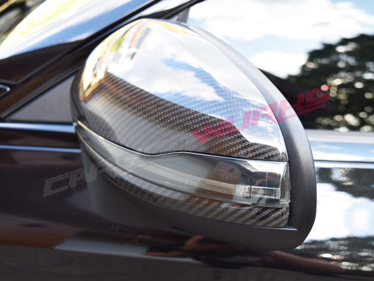 Mercedes Benz C,E,S,GLC Class Carbon Fibre Mirrors - Right Hand Drive 8