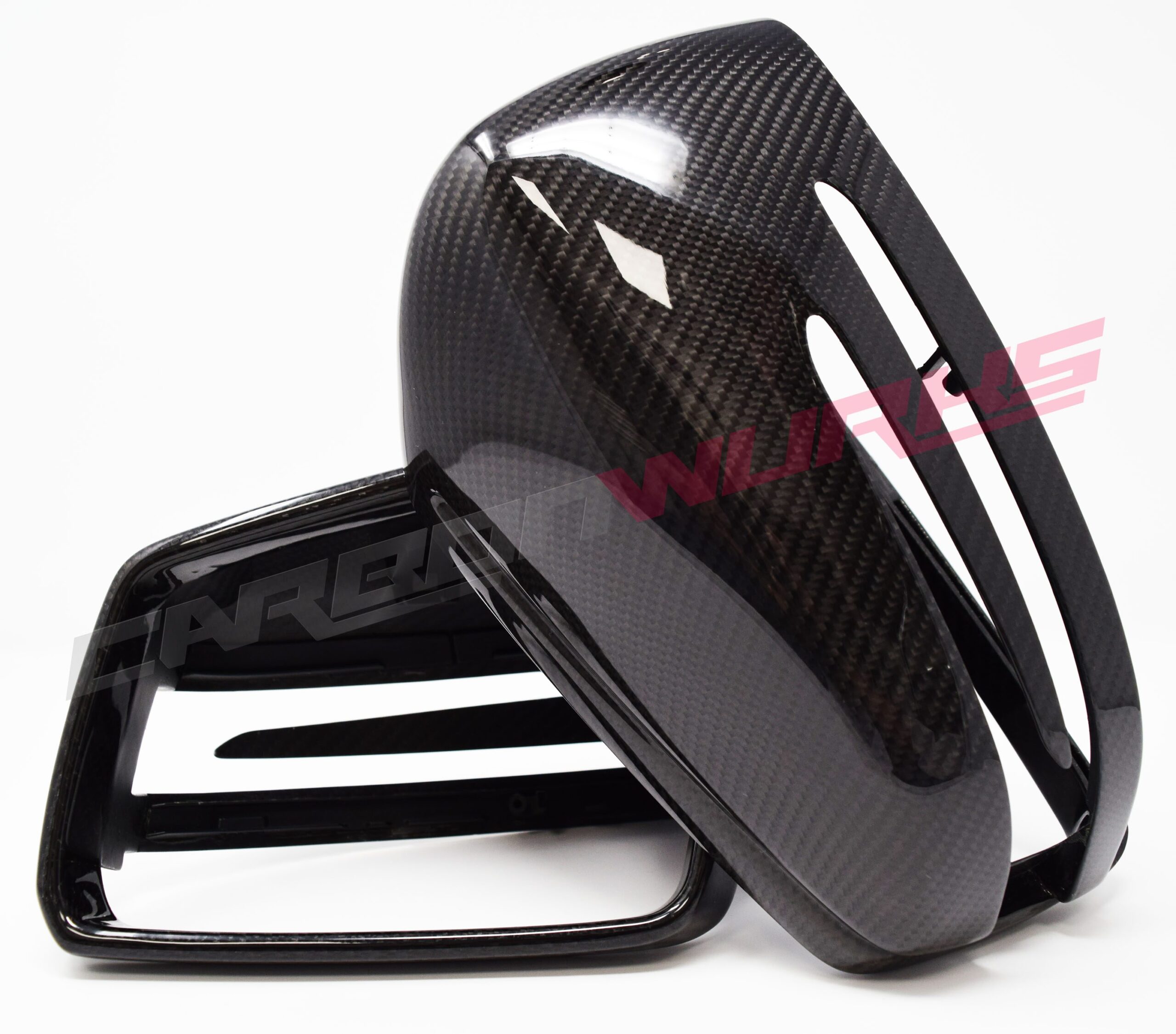 Mercedes Benz Gloss Carbon Fibre Mirrors