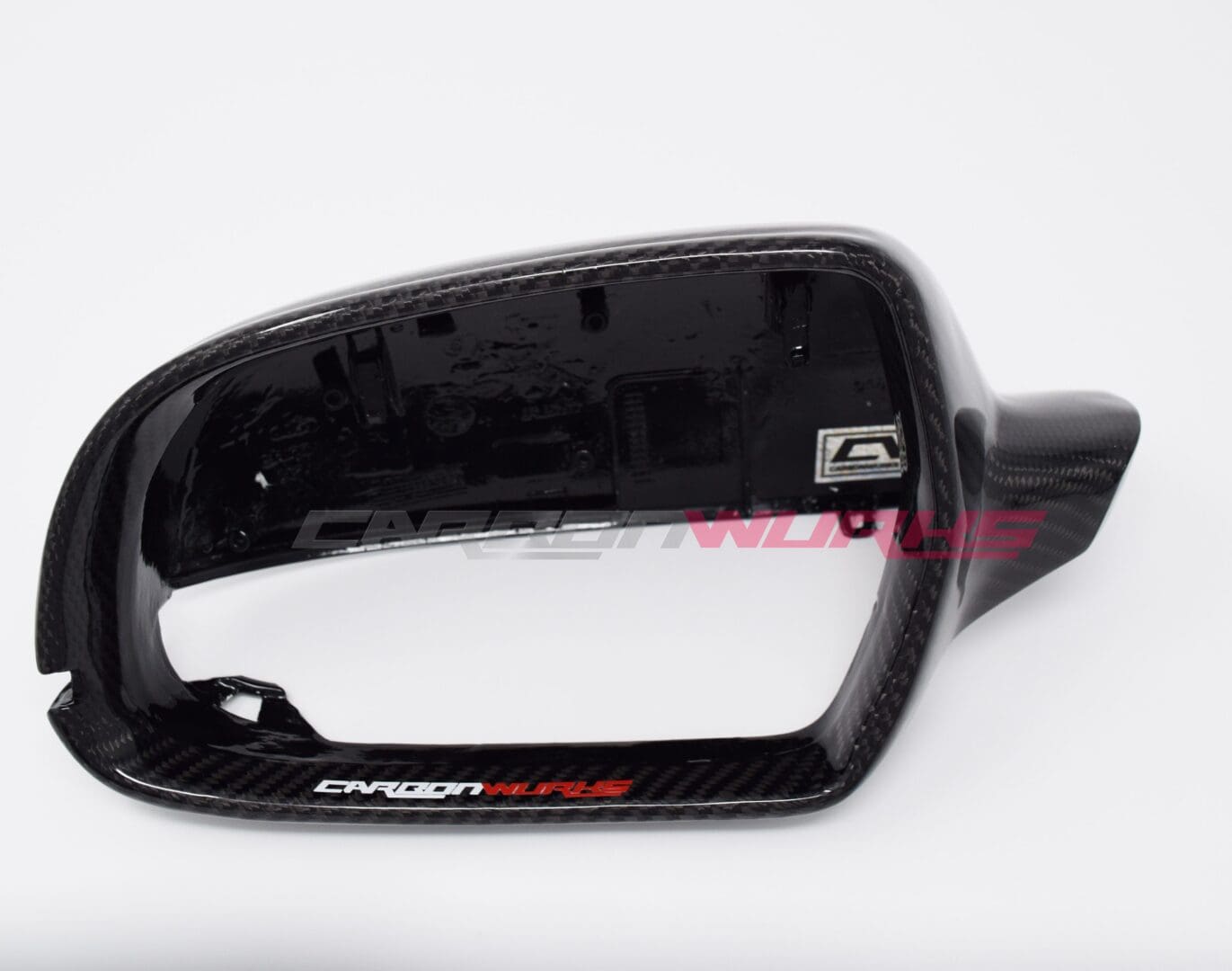 Audi A3 8P Gloss Carbon Fibre Mirrors - Without Lane Assist 2