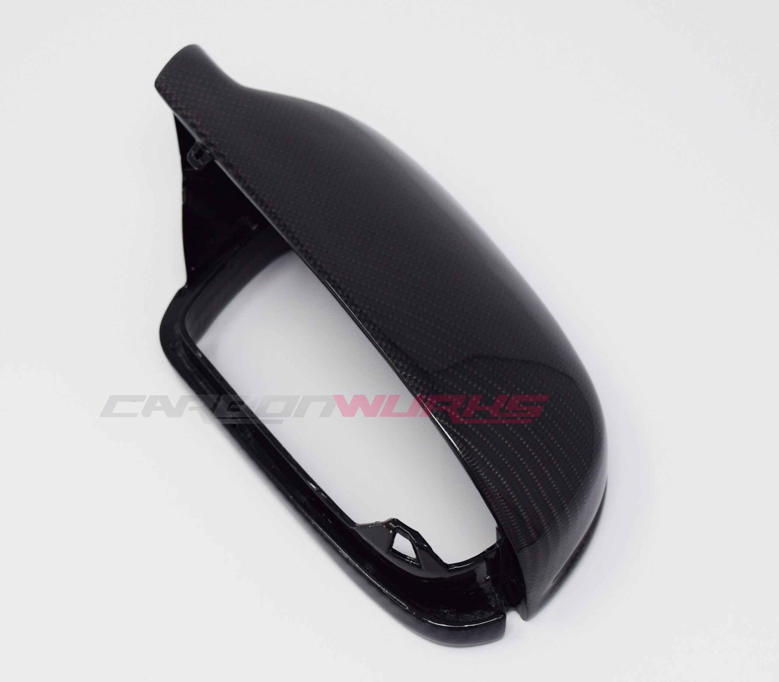 Audi A3 8P Gloss Carbon Fibre Mirrors - With Lane Assist 4