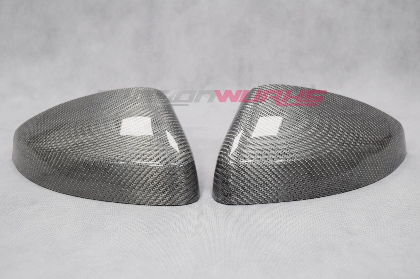 Audi A3 Silver Carbon Fibre Mirrors - Without Lane Assist - Exclusive Range 7