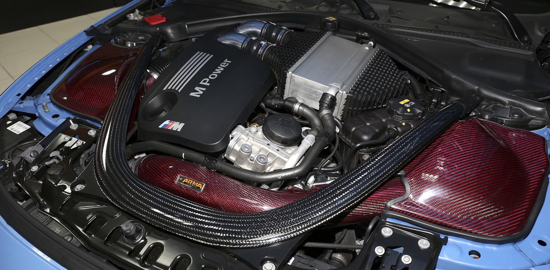 BMW M3 M4 F8X Arma Speed Carbon Fibre Intake 9