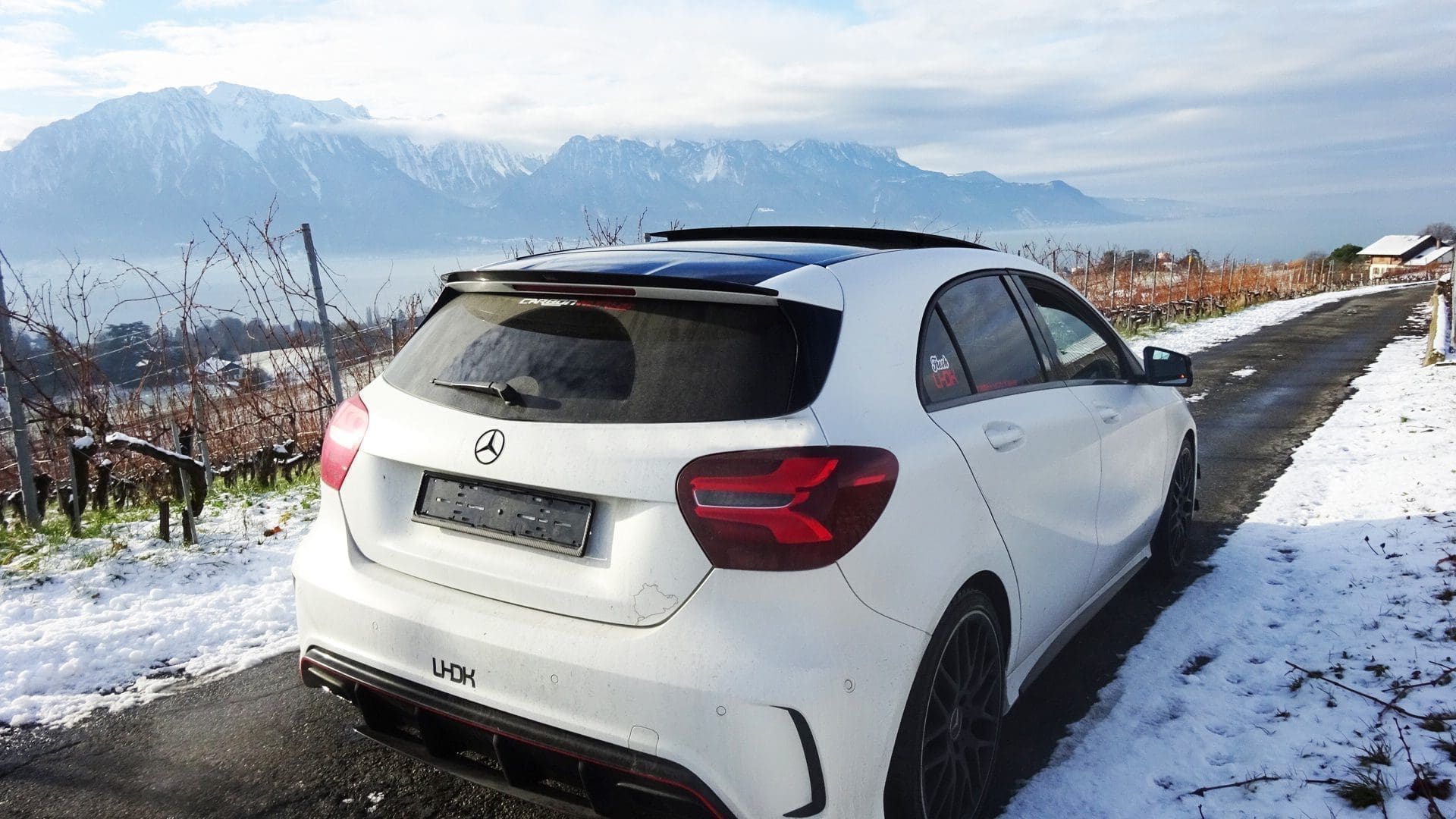 Mercedes A Class Carbon Fibre Rear Spoiler Lip