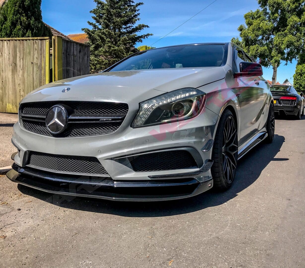 A/CLA Gloss Black Side Skirt Extensions 9