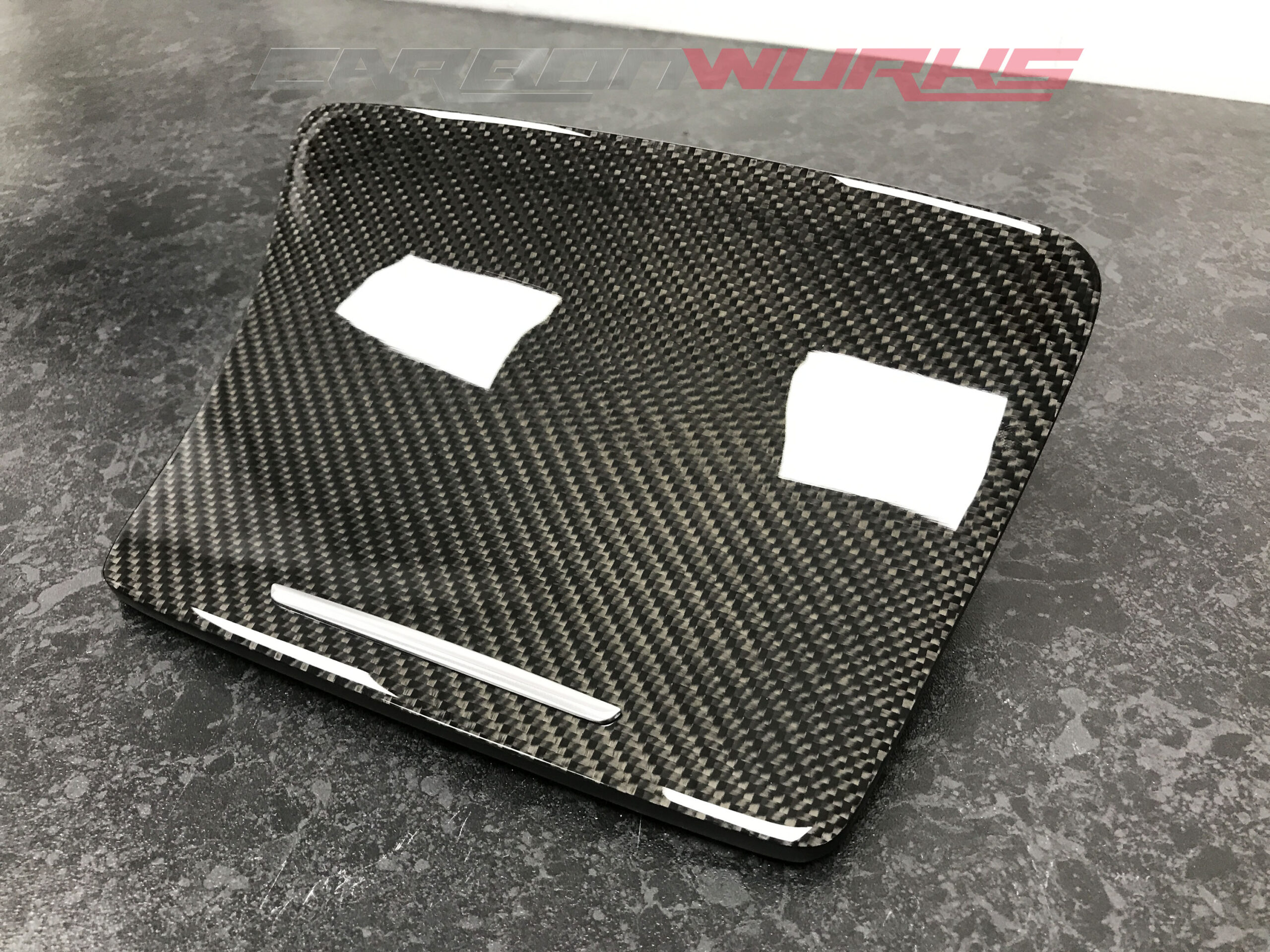C63/C Class Carbon Fibre Centre Console - No Clock Option 3