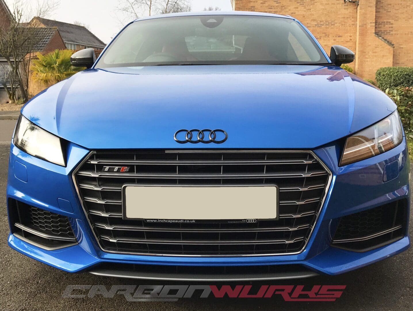 Audi TT/R8 Gloss Carbon Fibre Mirrors - With Lane Assist 7