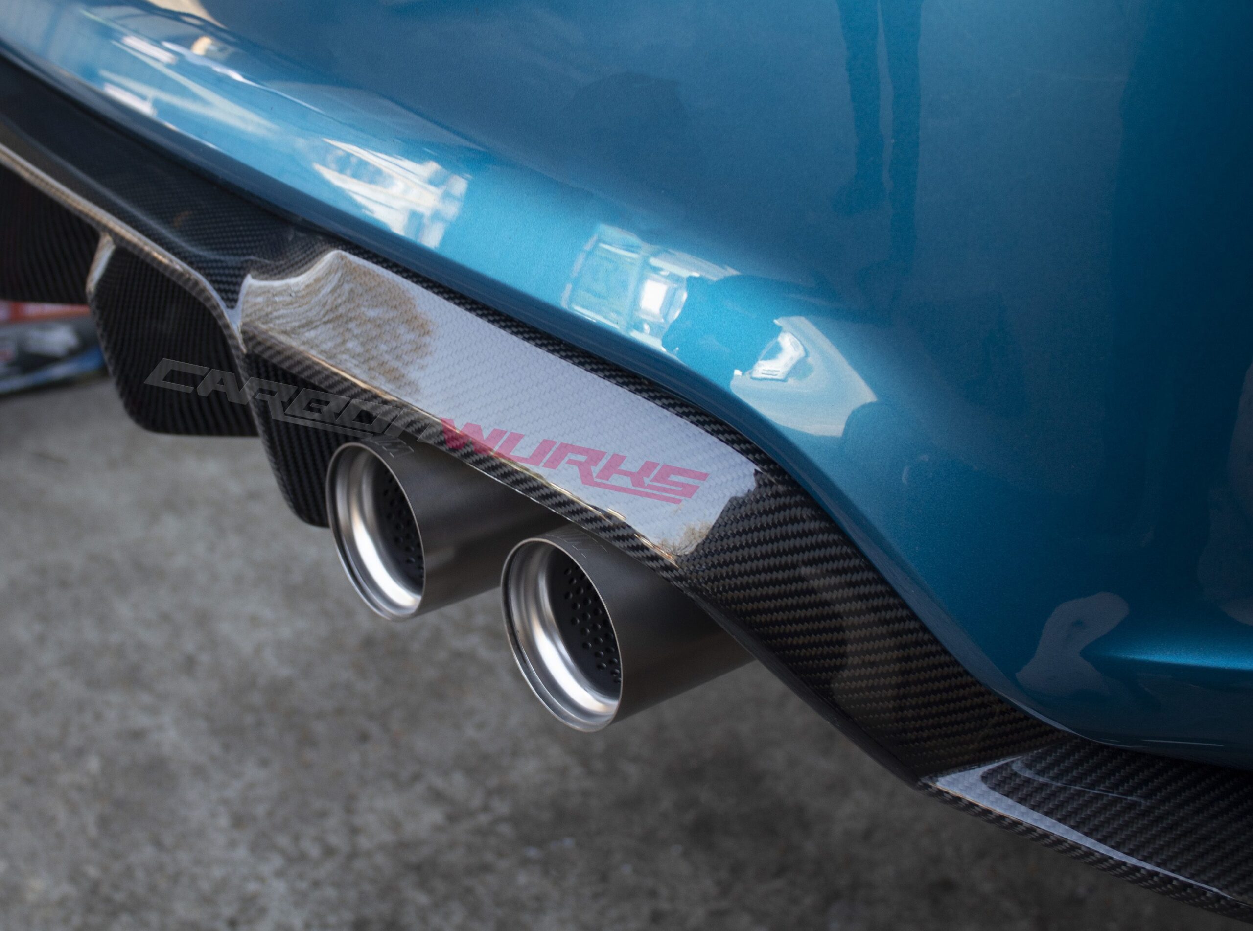 BMW M2 DTM rear diffuser 09
