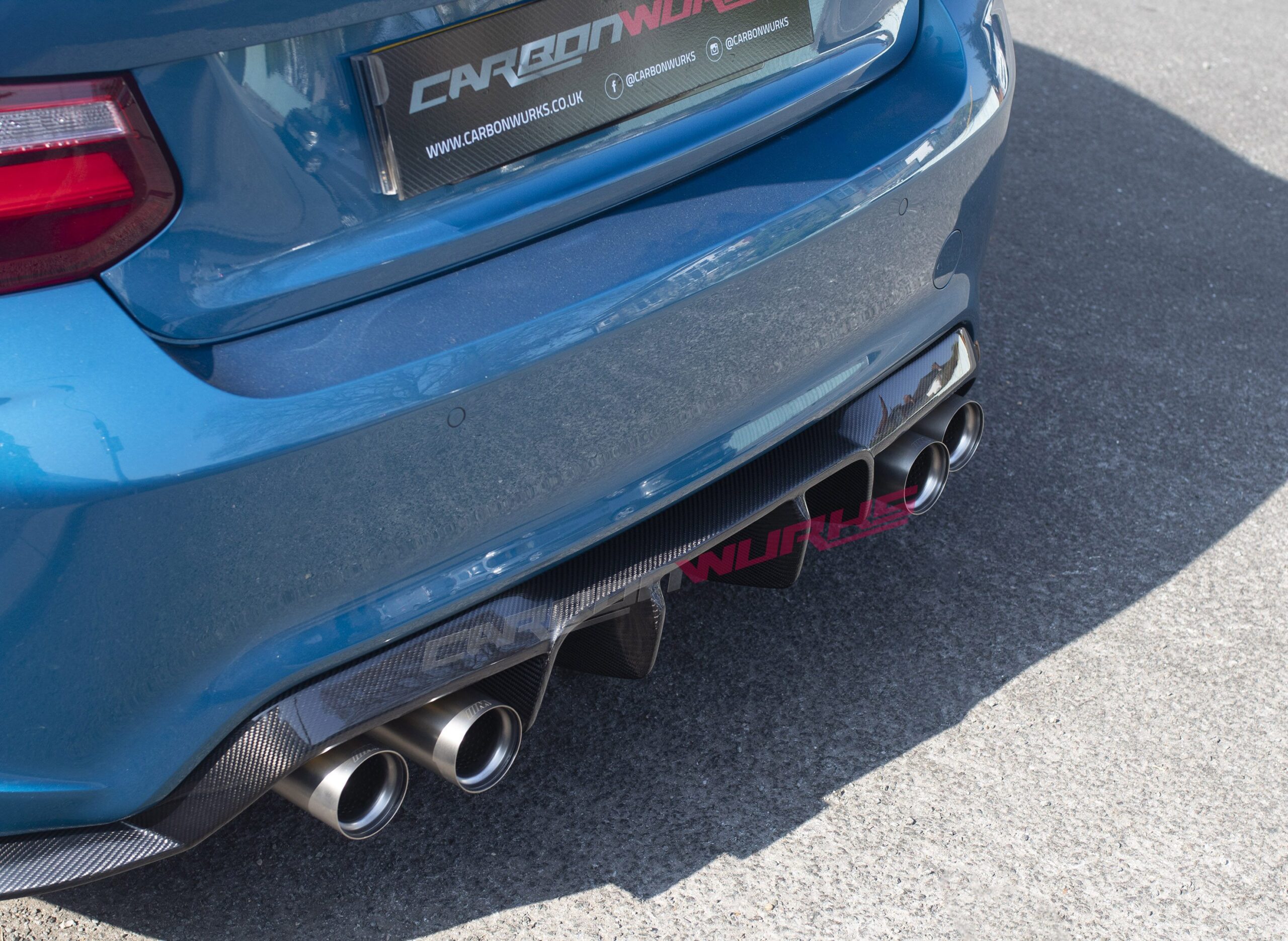 BMW M2 DTM Carbon Fibre Diffuser