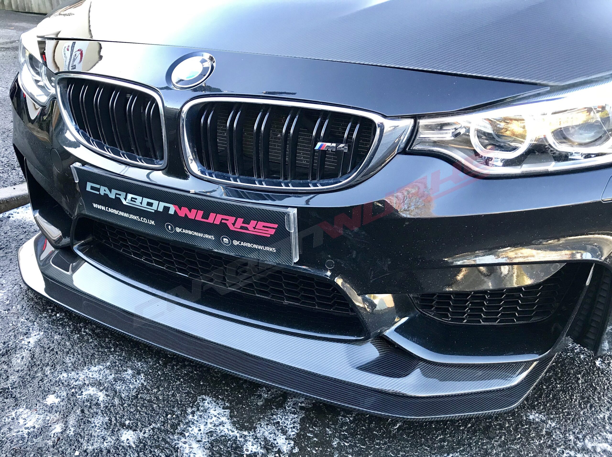 BMW M3 / M4 GTS Carbon Double Front Spoiler