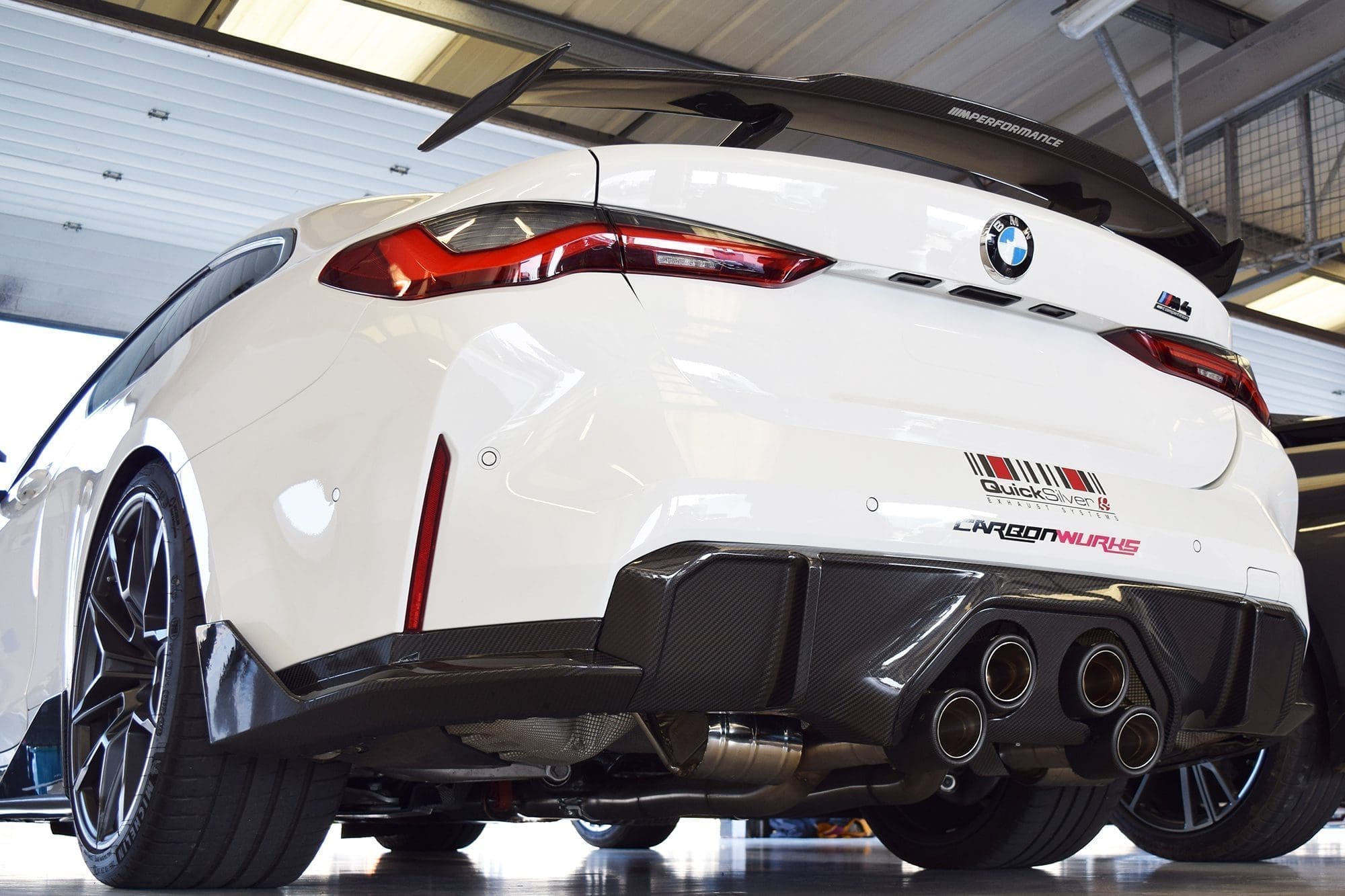BMW M3 & M4 Carbon Fibre Rear Diffuser - Quad Exhaust