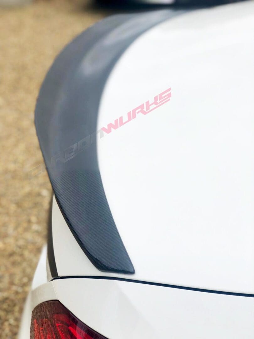 C63 Saloon carbon fibre Rear Spoiler03