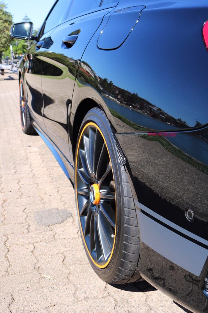 CLA Class Carbon Fibre Rear Splash Guards 2