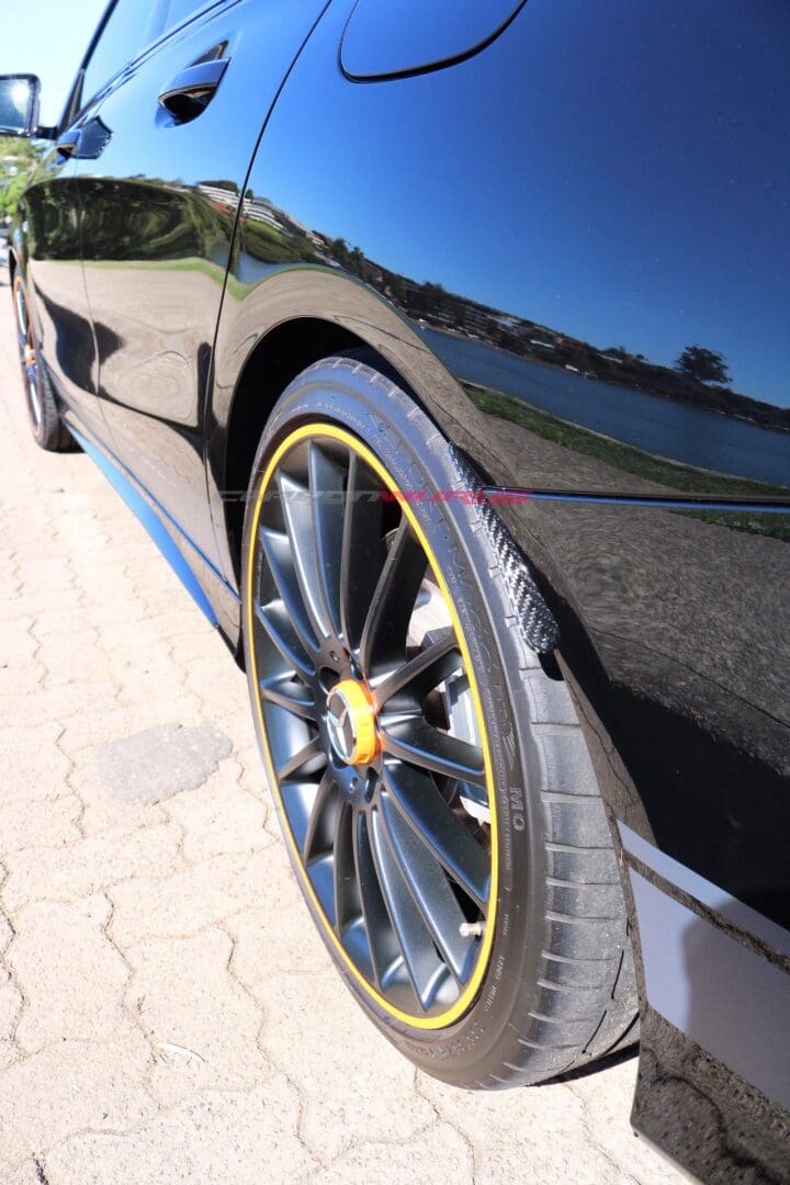 CLA Class Carbon Fibre Rear Splash Guards 14