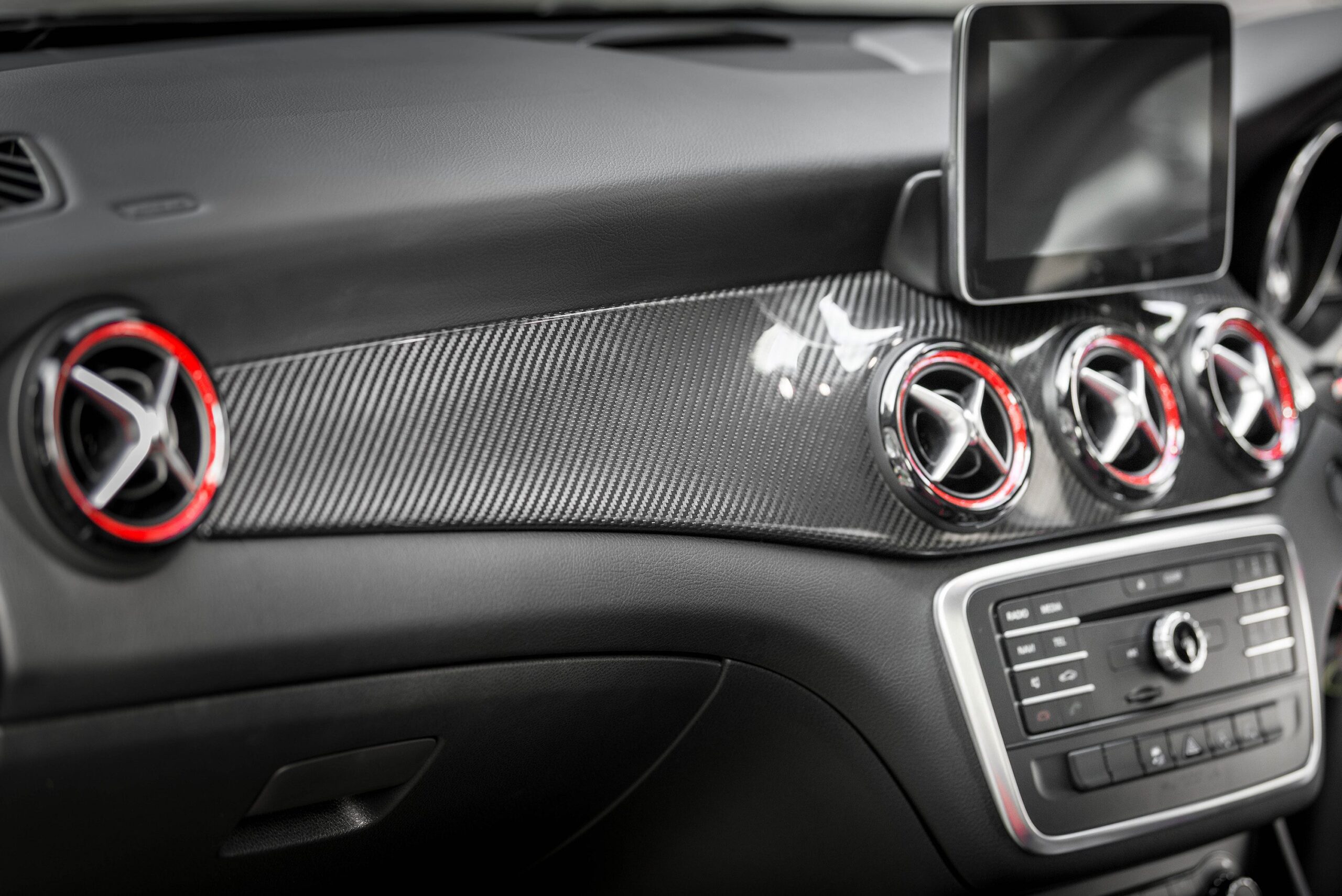 Mercedes CLA / GLA Carbon Fibre Dashboard Trim