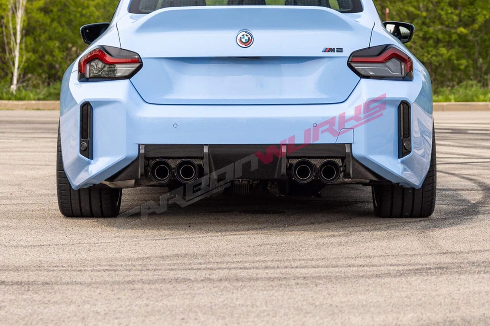 Carbonwurks_BMW_M2_G87_Carbon_Fibre_Rear_Standard_Diffuser5