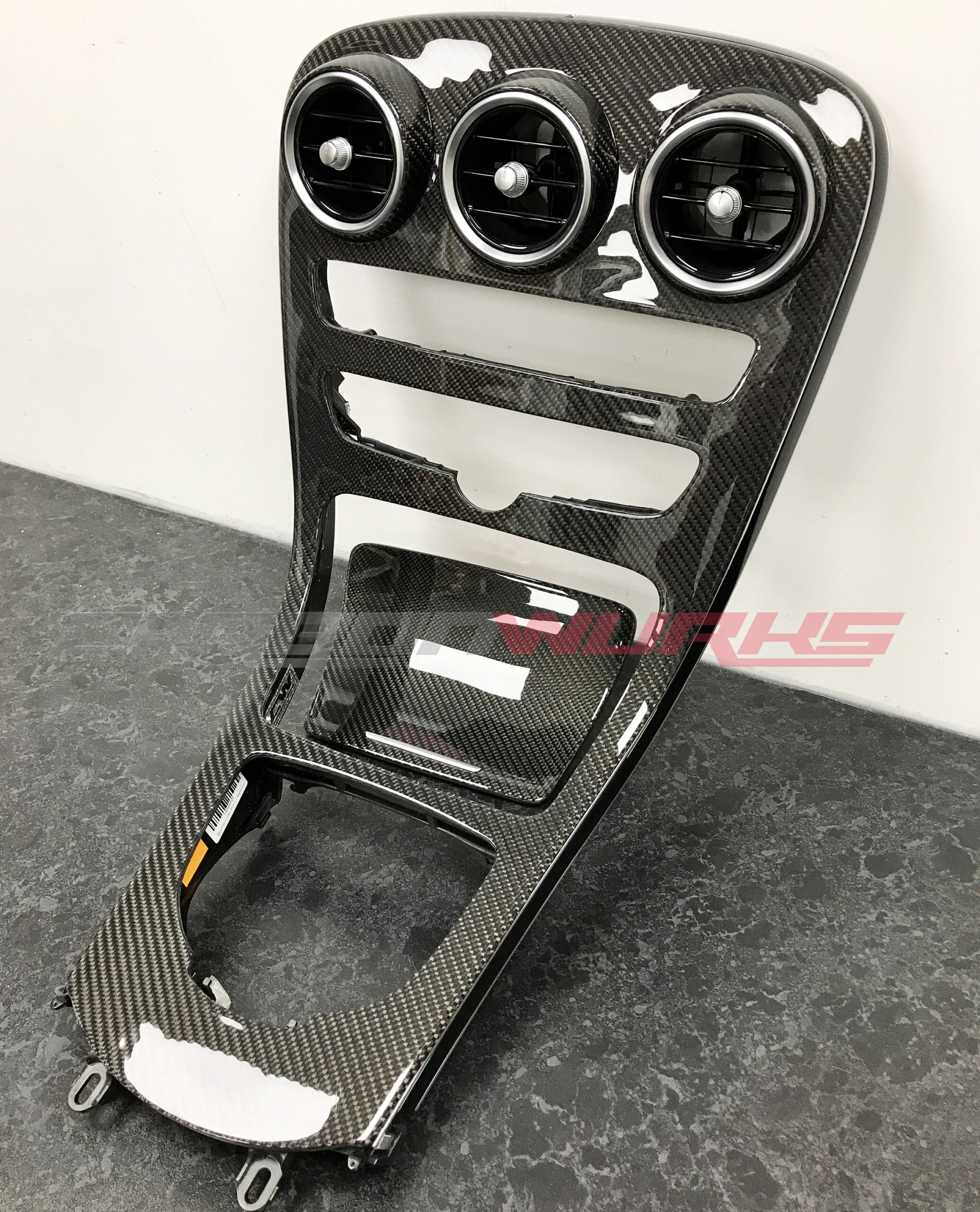 C63/C Class Carbon Fibre Dashboard Air Vents 7