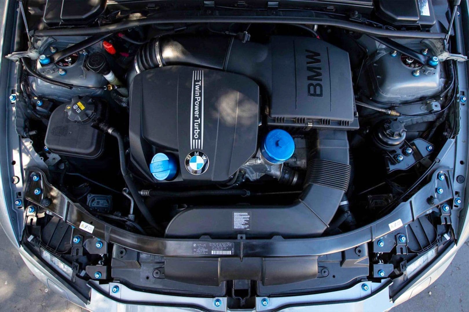 DownstarInc_BMW_3Series_M3_E9X_Billet_Engine_Bay_Kit_NWM1