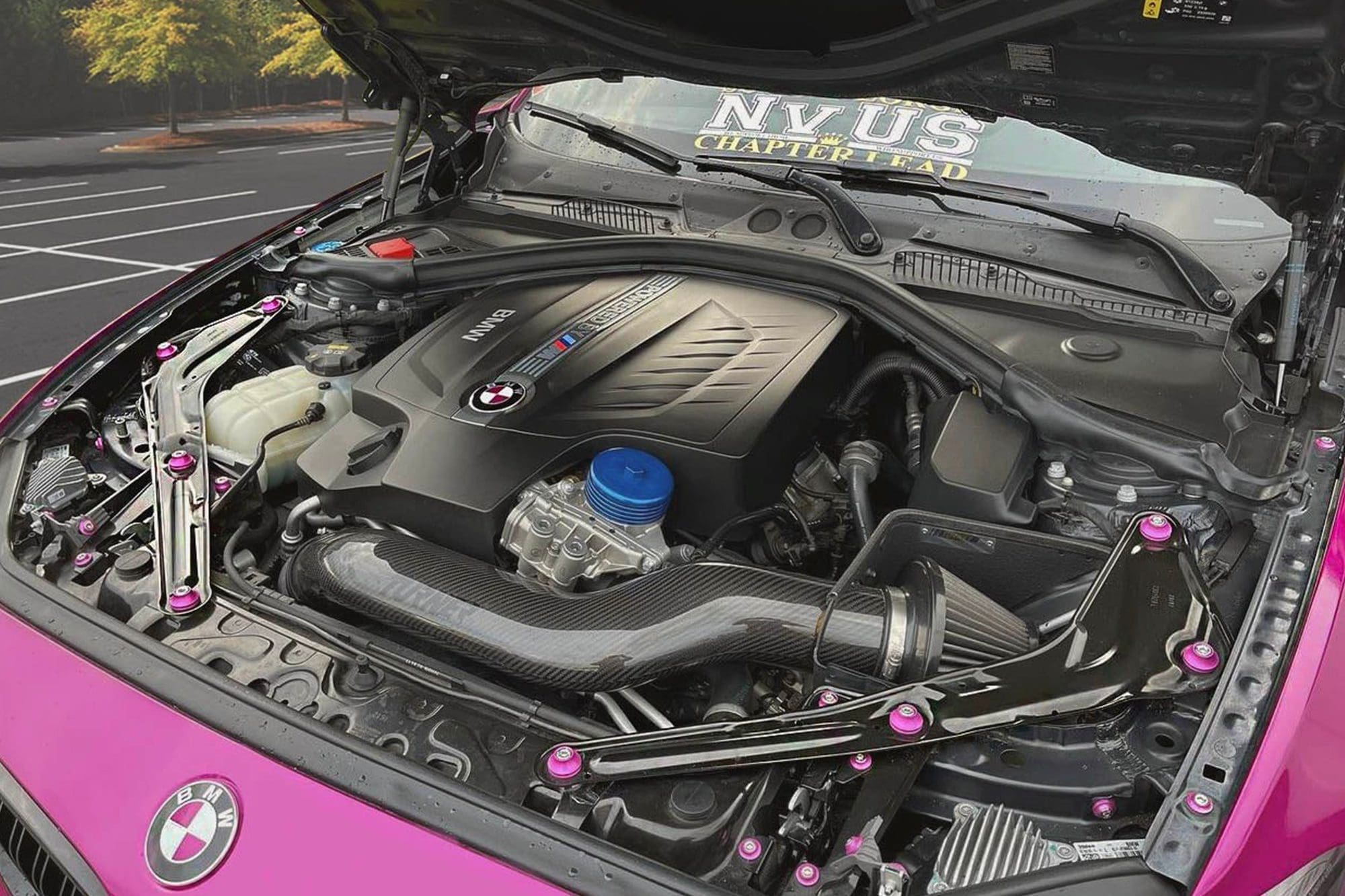 DownstarInc_BMW_M2_F87_Billet_Engine_Bay_Kit_NWM2