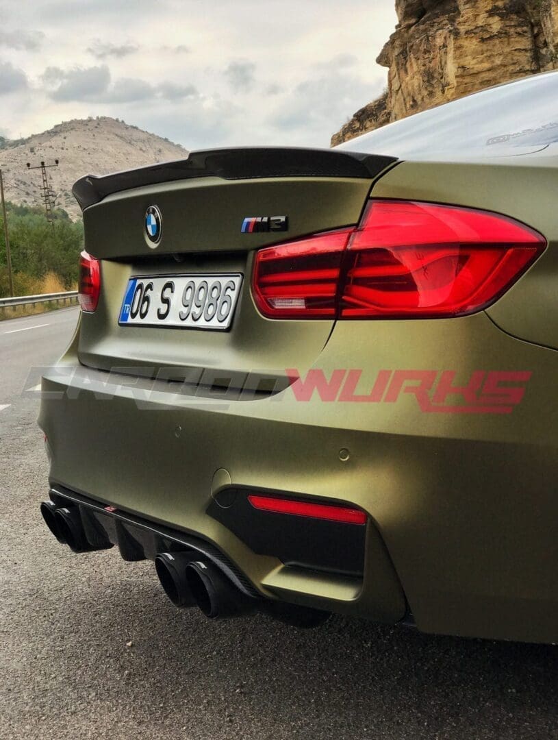 BMW M3 Carbon Fibre Rear Spoiler 1