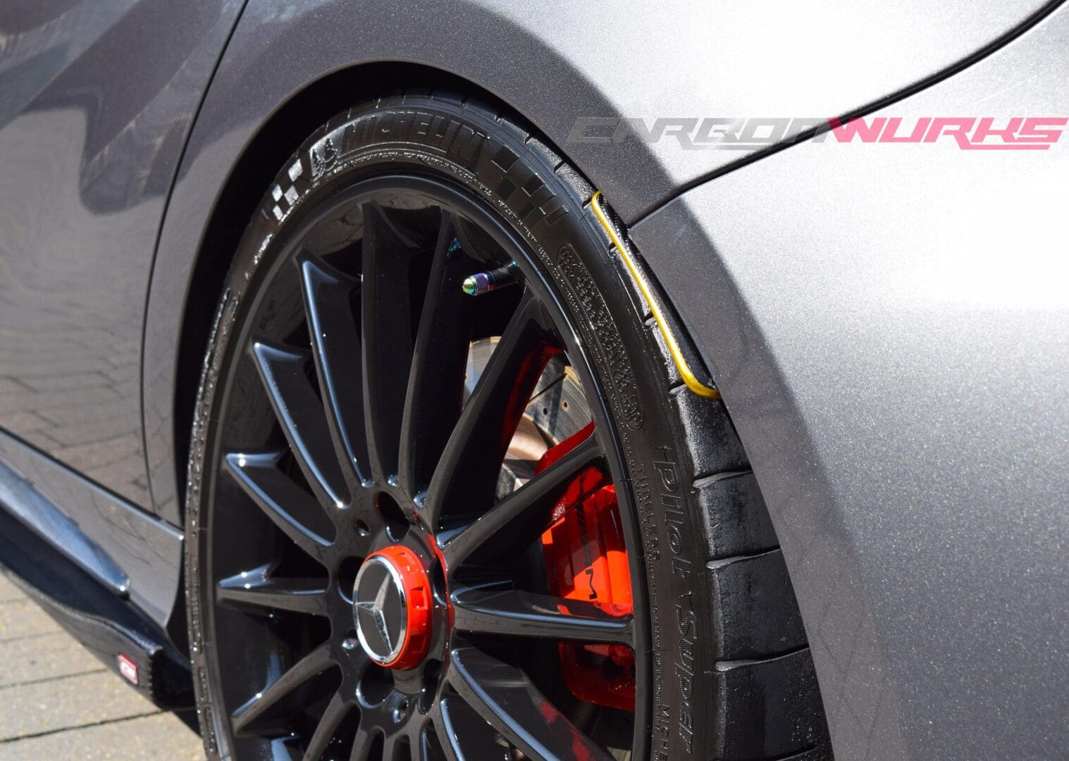 CLA Class Carbon Fibre Rear Splash Guards 15