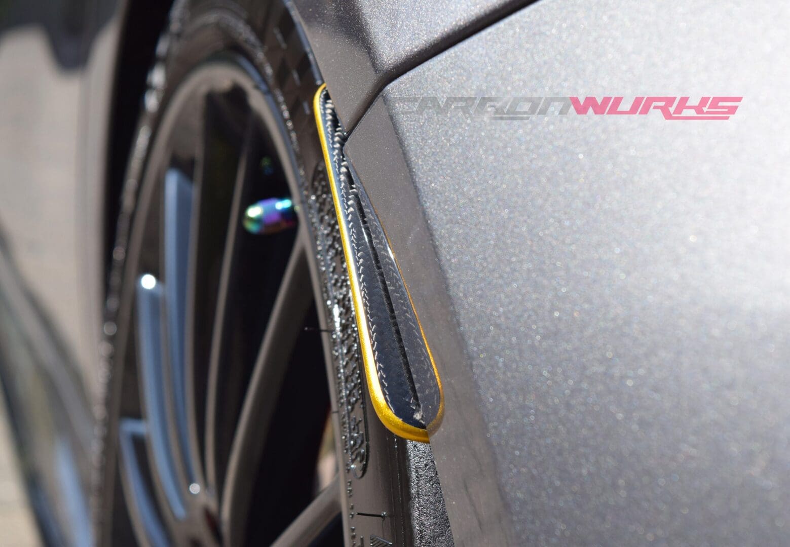 CLA Class Carbon Fibre Rear Splash Guards 11