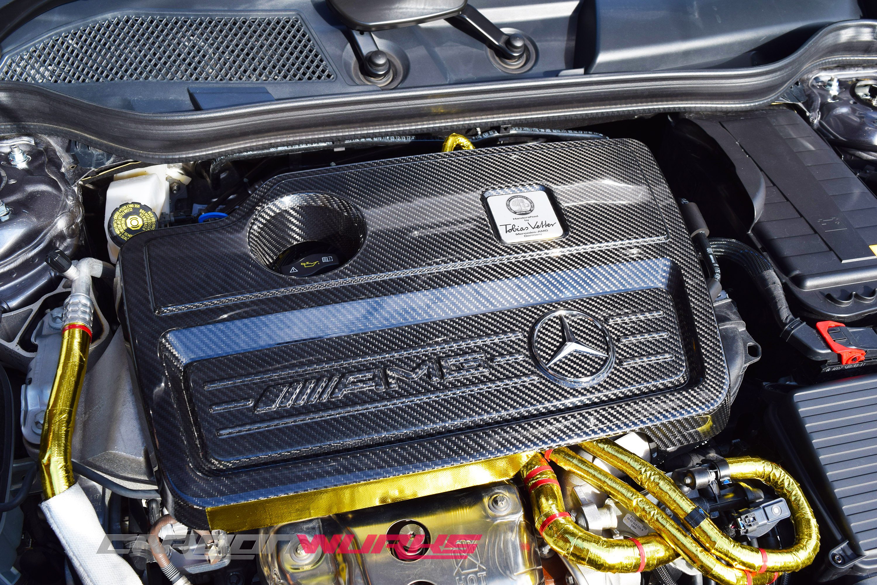Mercedes A/CLA/GLA45 Carbon Fibre Engine Cover 5