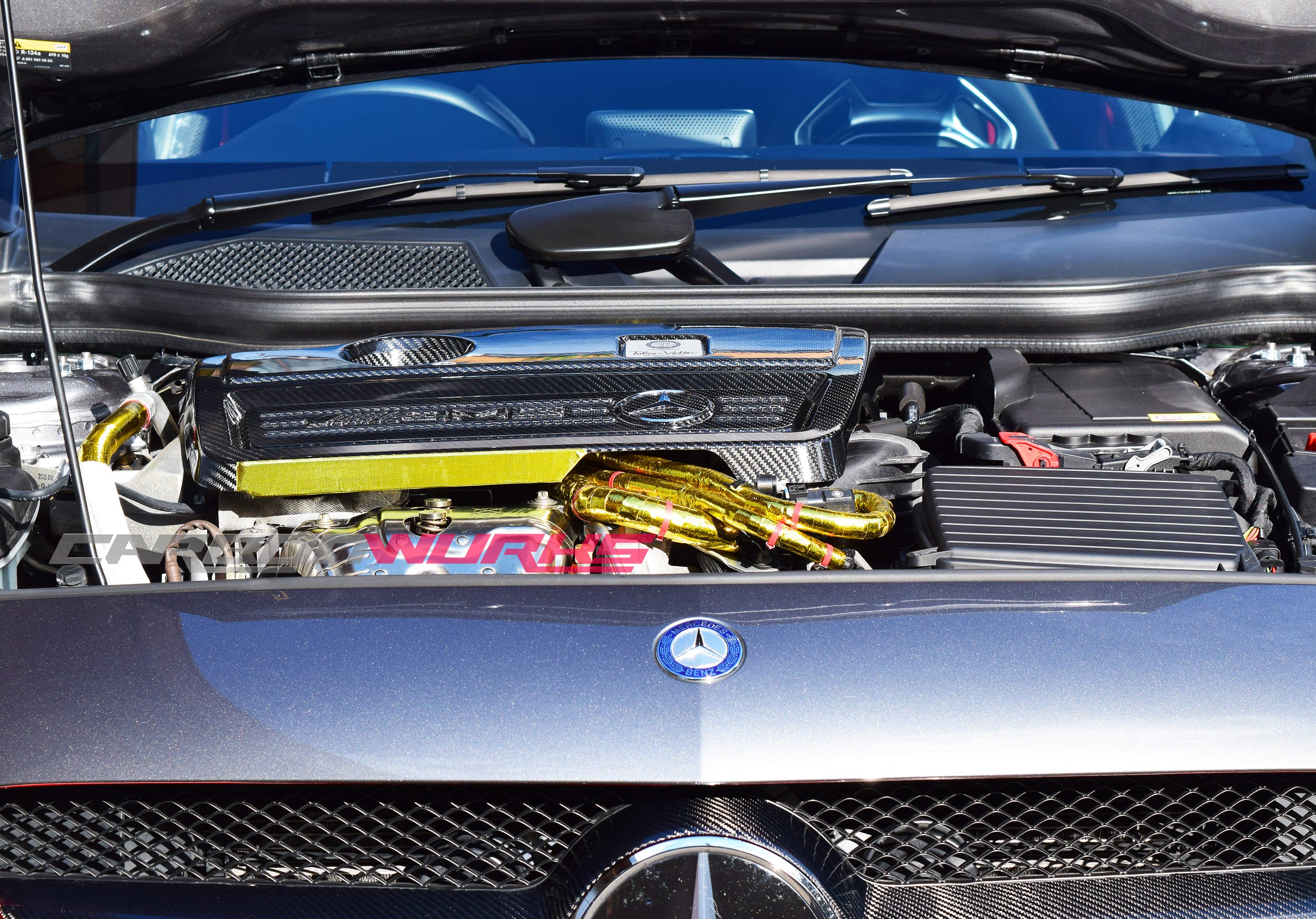 Mercedes A/CLA/GLA45 Carbon Fibre Engine Cover 6