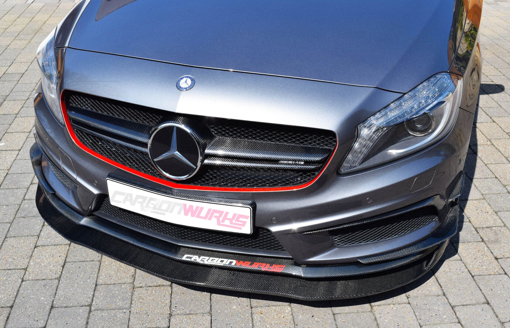 CLA Class Carbon Fibre Front Spoiler Extension 7