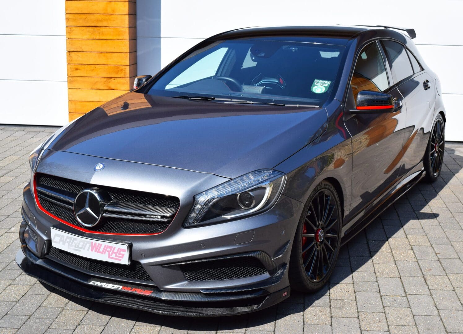CLA Class Carbon Fibre Front Spoiler Extension 8