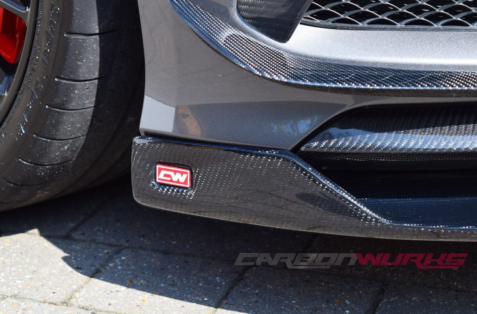 CLA Class Carbon Fibre Front Spoiler Extension 9