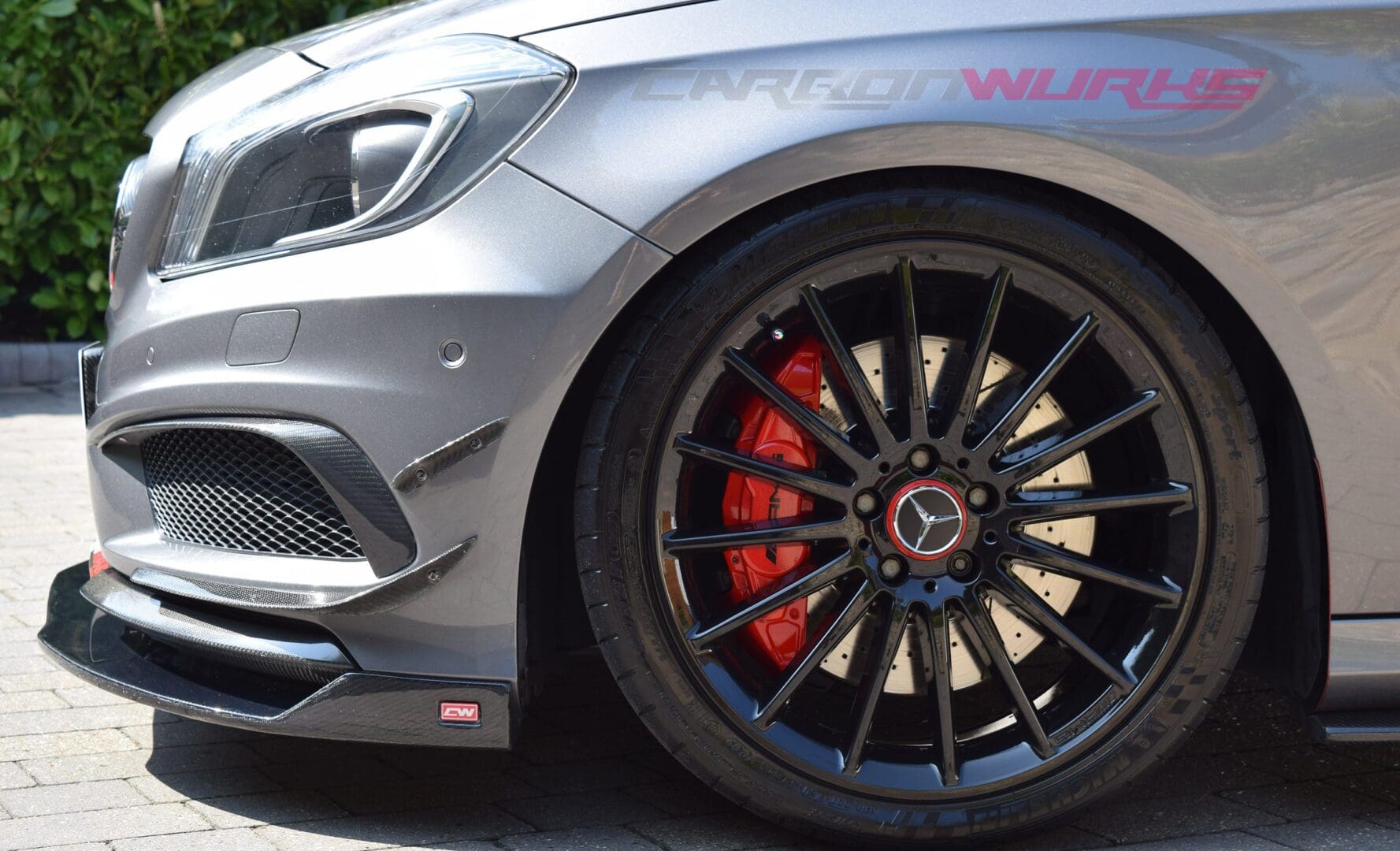 CLA Class Carbon Fibre Front Spoiler Extension 5