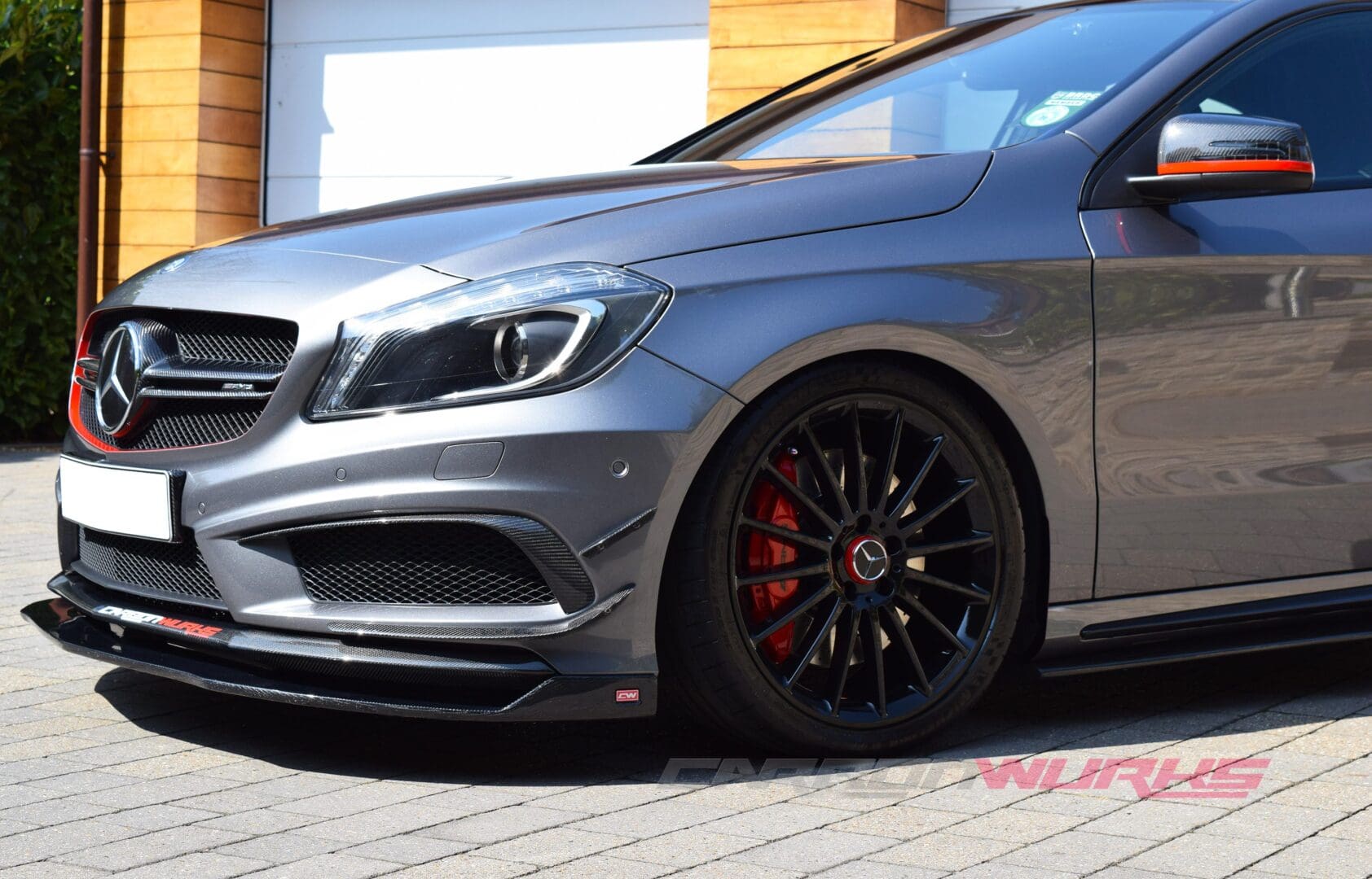 CLA Class Carbon Fibre Front Spoiler Extension 10
