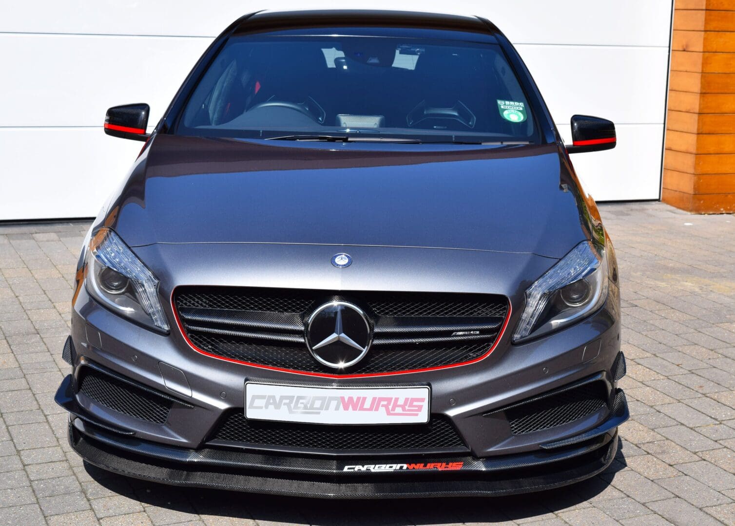 CLA Class Carbon Fibre Front Spoiler Extension 11