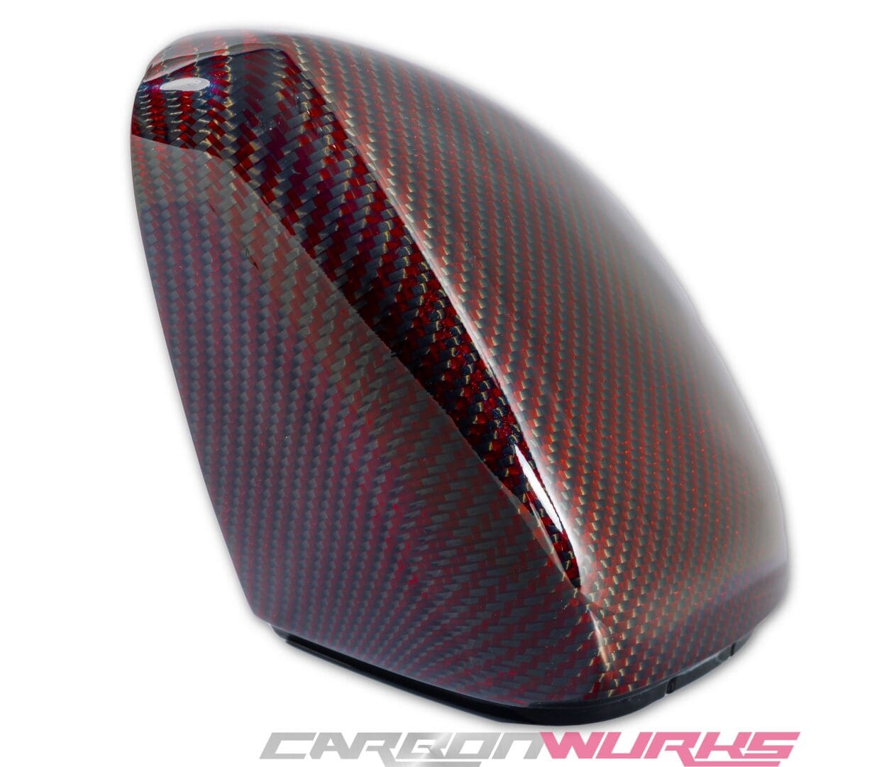 VW Golf MK7 Red Carbon Fibre Mirrors - Exclusive Range 7