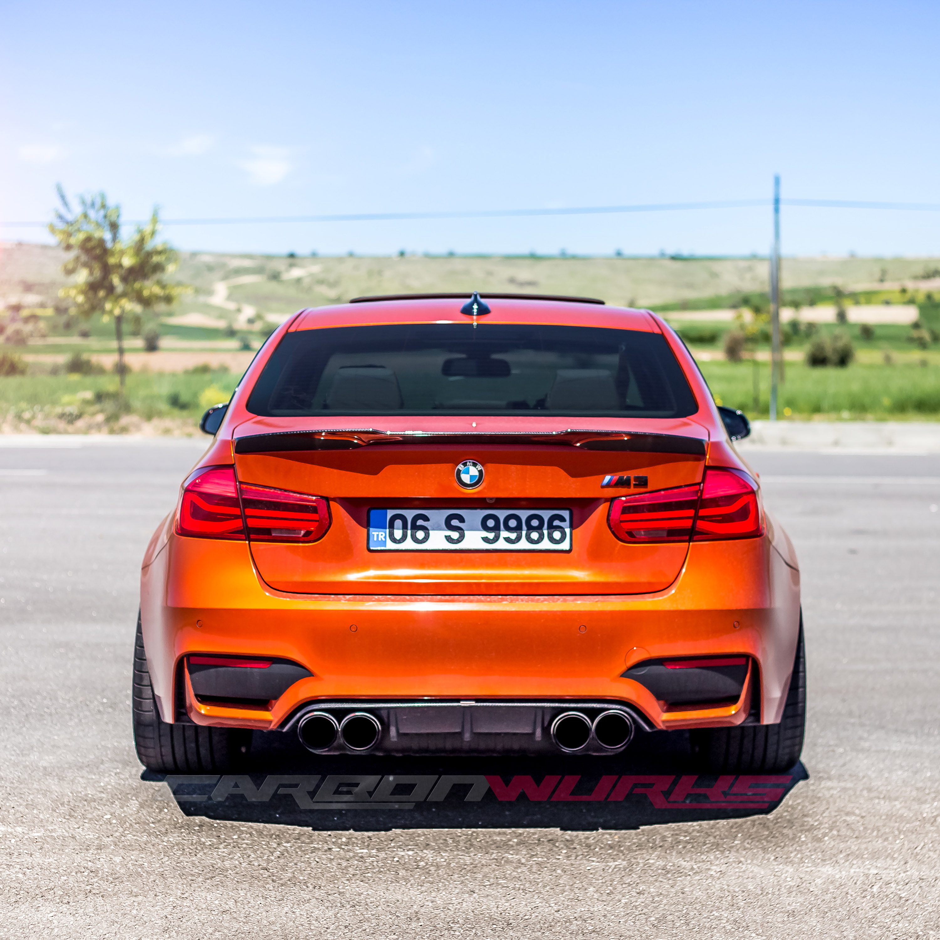 BMW M3 Carbon Fibre Rear Spoiler 2