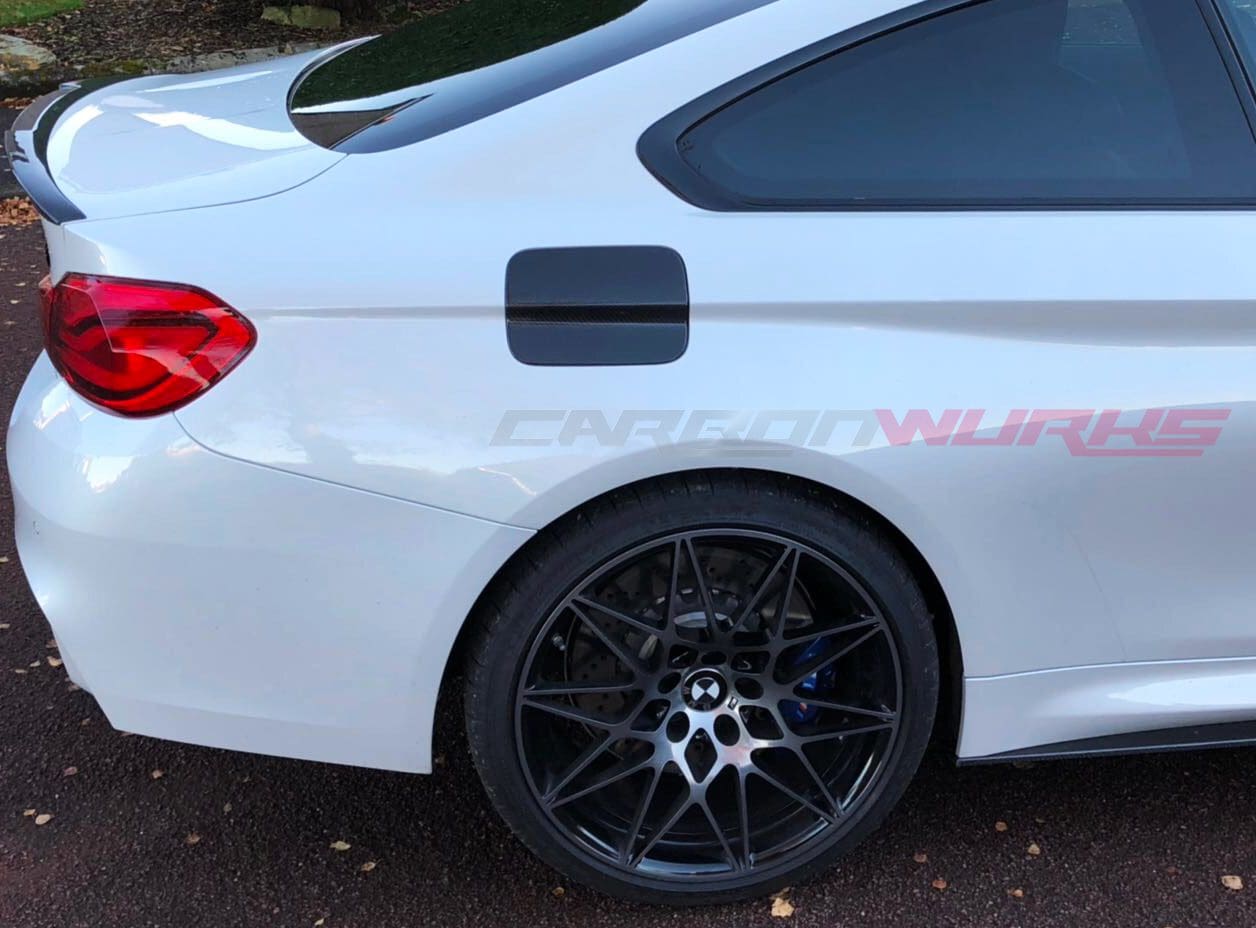 BMW M4/4 Series Carbon Fibre Fuel Flap Cover 5