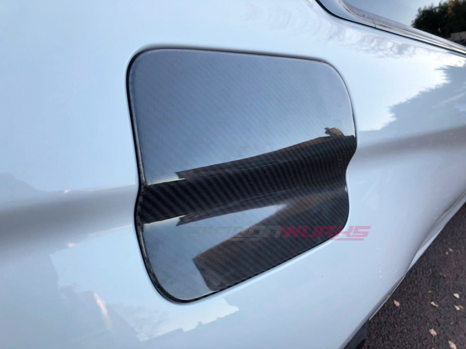 BMW M4/4 Series Carbon Fibre Fuel Flap Cover 1