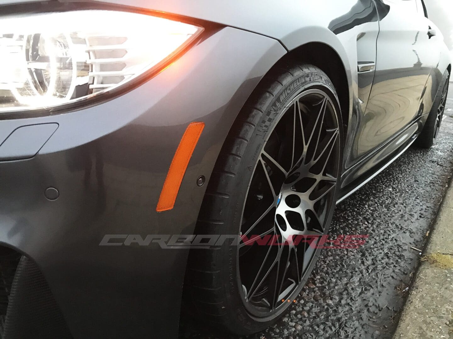 M3/4 US Spec Front Bumper Reflectors Retrofit Kit 5