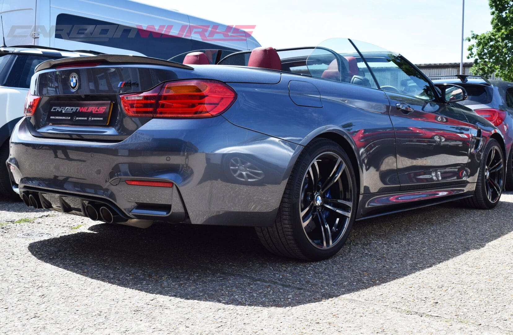 BMW M4 4 Series Convertible Carbon Fibre Rear Spoiler 2