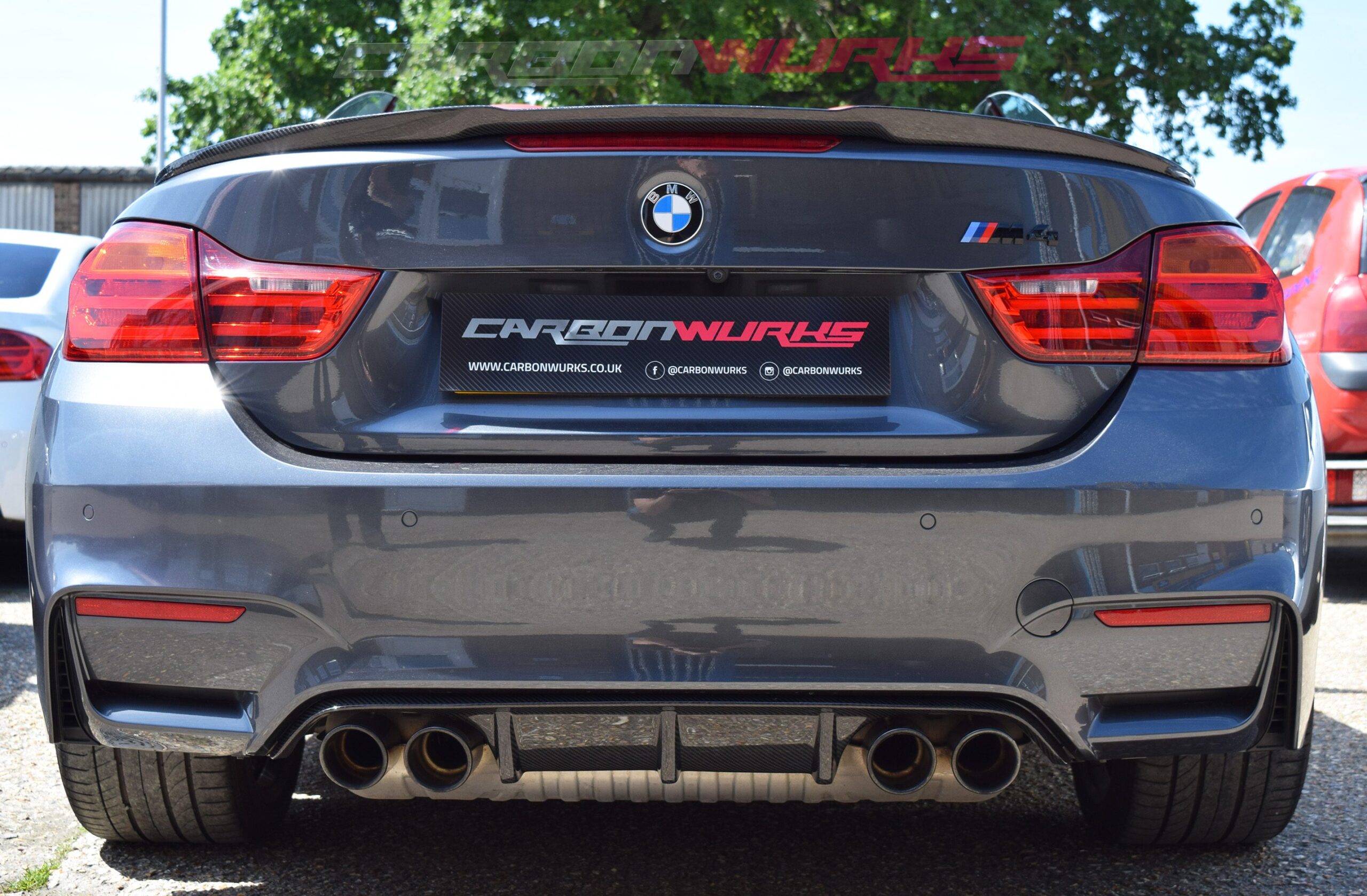 BMW M4 / 4 Series Convertible Carbon Fibre Rear Spoiler