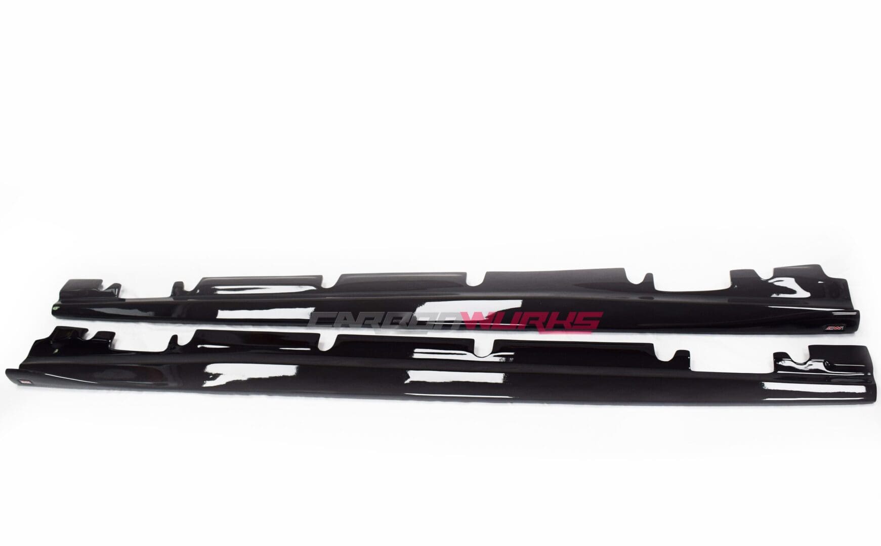 A/CLA Gloss Black Side Skirt Extensions 15