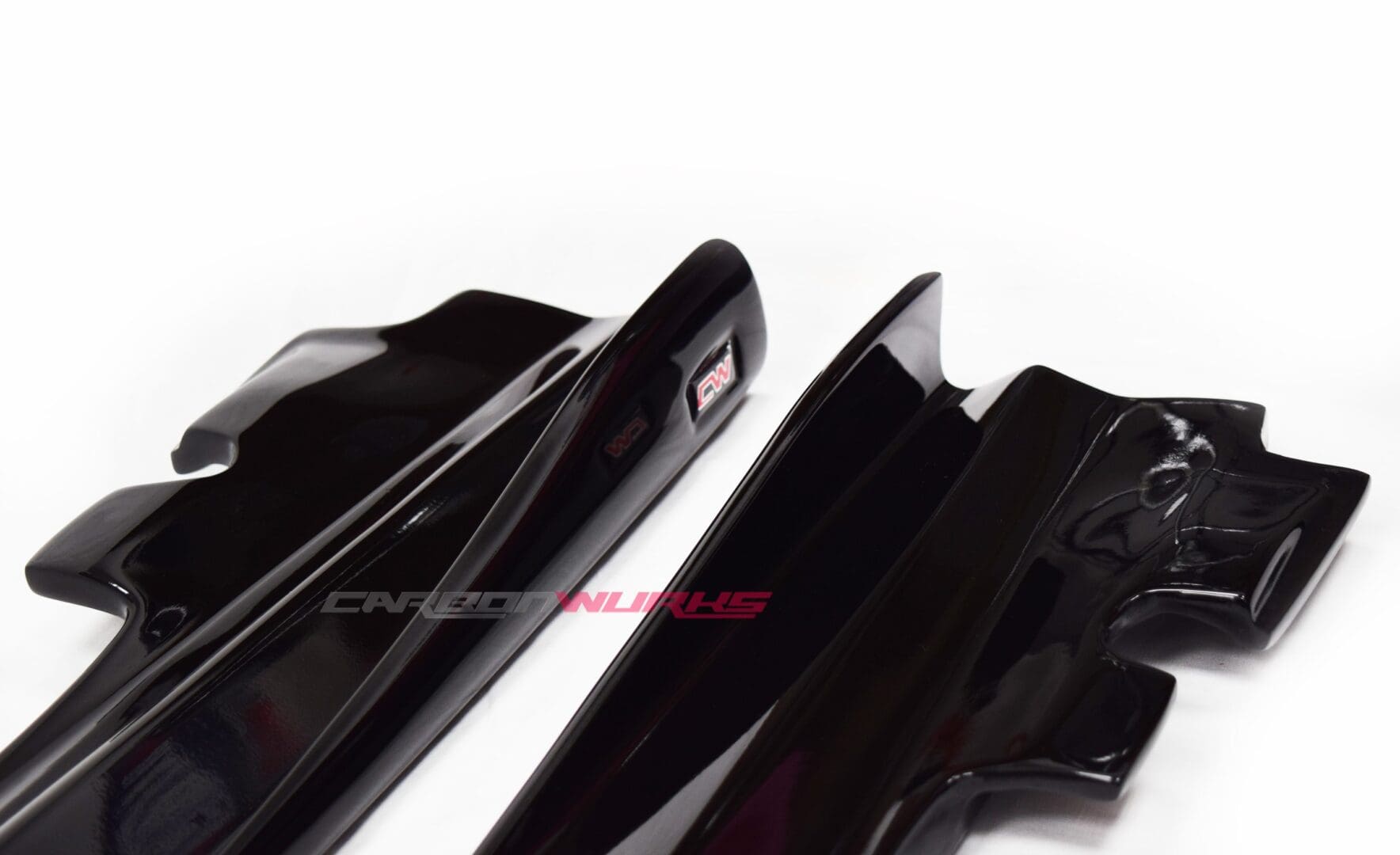 A/CLA Gloss Black Side Skirt Extensions 2