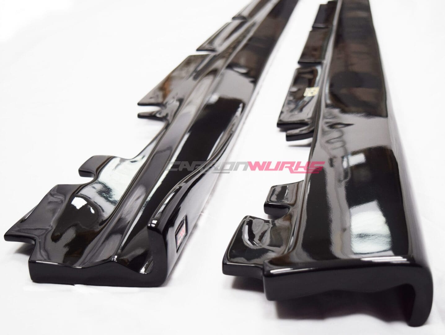 A/CLA Gloss Black Side Skirt Extensions 11