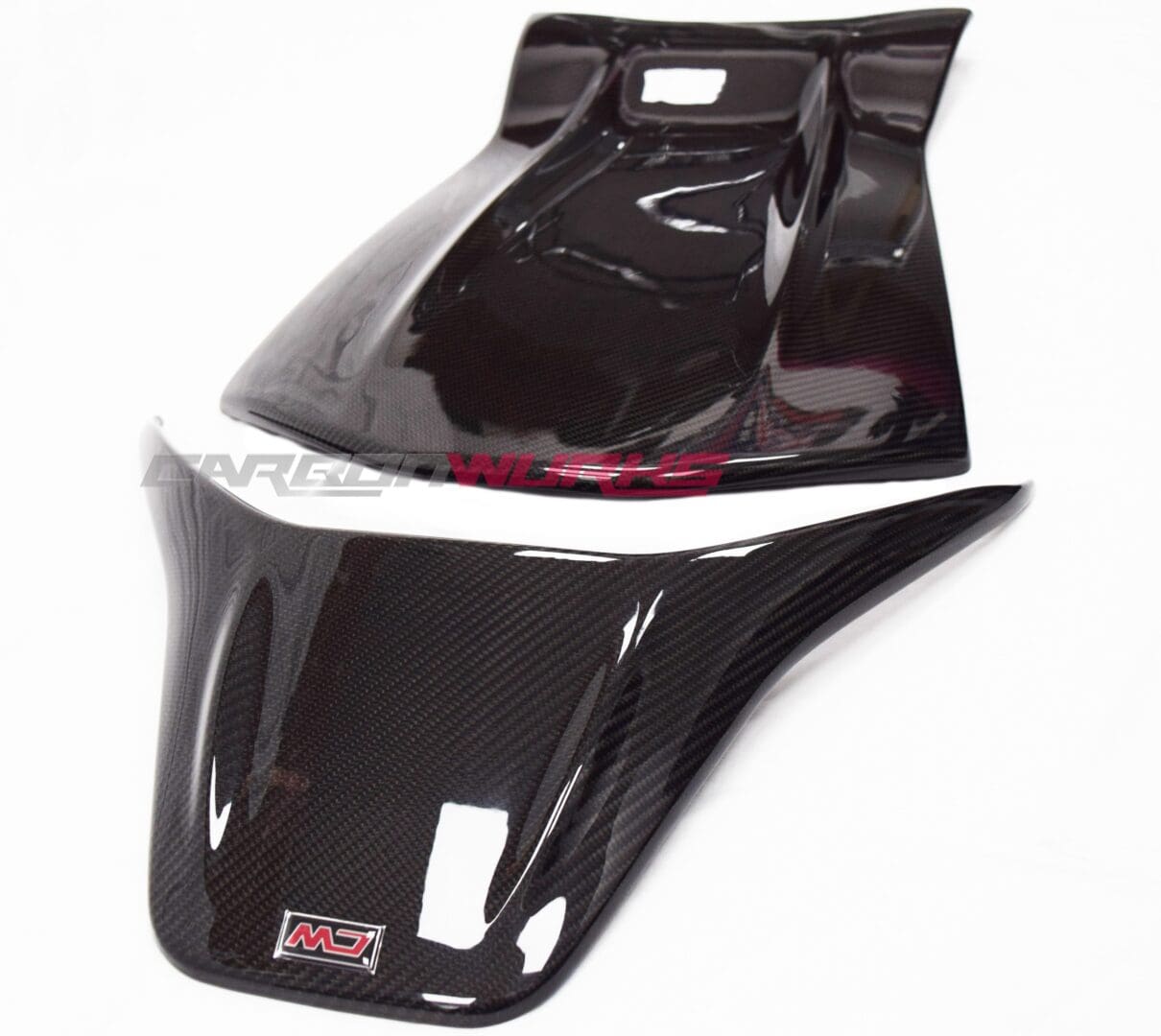 Mercedes Carbon Fibre Seat Back Covers 11